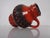 Red & Black Sawa Ceramic Vase, Germany, 1960s For Sale - Image 9 of 18
