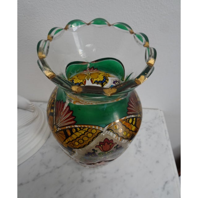 Czech Art Nouveau Bohemian Haida Vase attributed to H. Pautsch, 1890s For Sale - Image 11 of 18