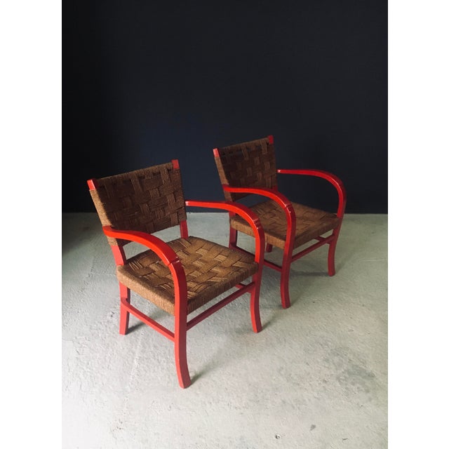 1950s Mediterranean Armchairs, France, 1950s, Set of 2 For Sale - Image 5 of 18