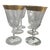 Early 20th Century Tiffin Franciscan “Minton” Optic Water Goblets - Set of 6 For Sale