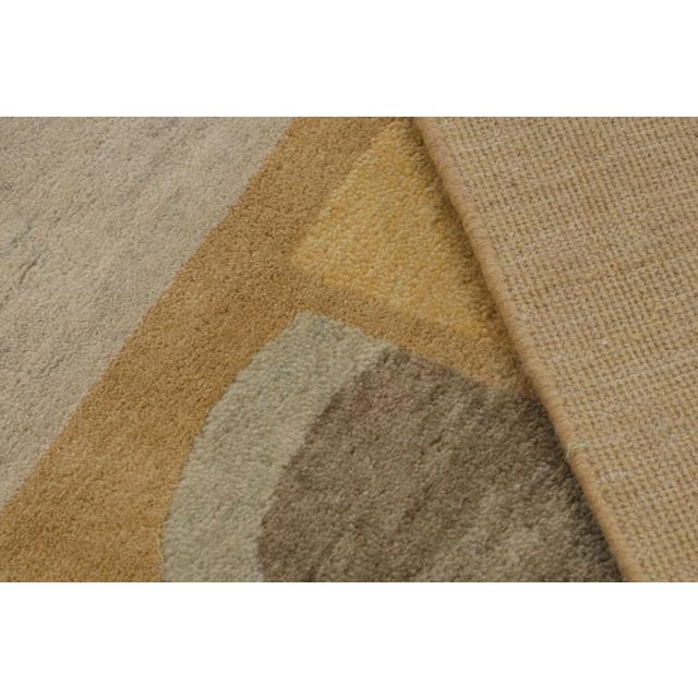Textile Rug & Kilim X Jenn Ski Mid-Century Modern Style Rug With Polychromatic Patterns For Sale - Image 7 of 7