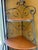 French Ethan Allen Legacy Collection Corner Baker's Rack — Rare Corner Configuration, Wrought Iron & Maple For Sale - Image 3 of 7
