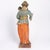 Wood Virgin and Child in Polychrome Linden Wood, Germany, 18th Century For Sale - Image 7 of 9