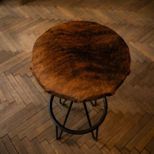 1950s Bar Stools by Pierre Paulin for Thonet, 1950s, Set of 3 For Sale - Image 5 of 17