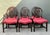 Hepplewhite Vintage Hepplewhite Swag Nailhead Dining Chairs - Set of 6 For Sale - Image 3 of 12