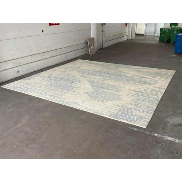 Stark 13ft 8in × 13ft 5in Ashley Stark Home Jade Area Rug, Tundra For Sale - Image 4 of 12