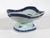Chinese Export Porcelain Crested Blue Fitzhugh Tazzas- The Kiddell or Alexander Family For Sale - Image 9 of 11