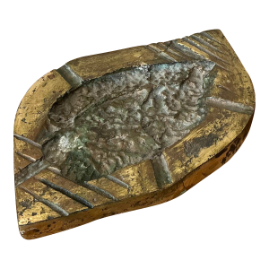 Vintage Brutalist Leaf Ashtray