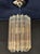 Glass Vintage Murano Glass Prism Ceiling Lamp in the style of Venini, Venice, Italy, 1970s For Sale - Image 7 of 10