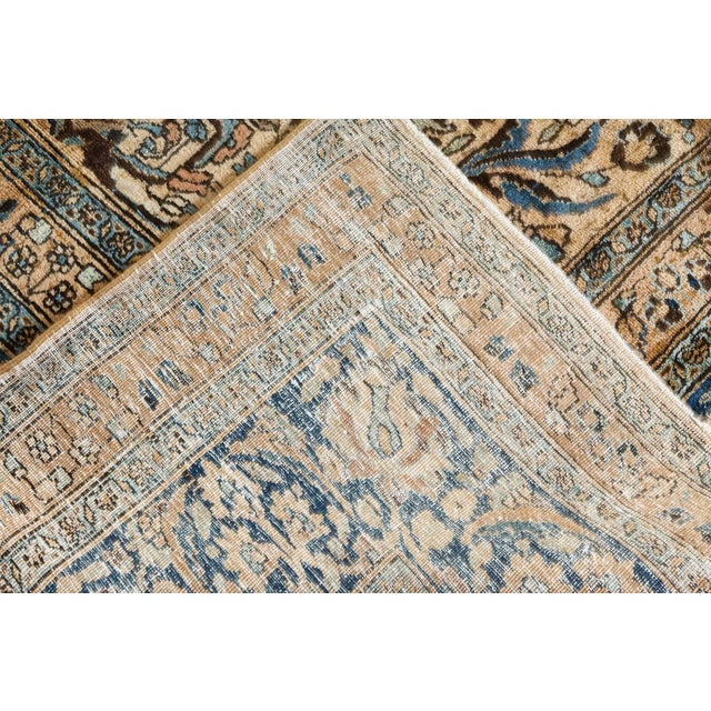 Persian Fine Antique Persian Meshad Handmade Wool Carpet For Sale - Image 3 of 8