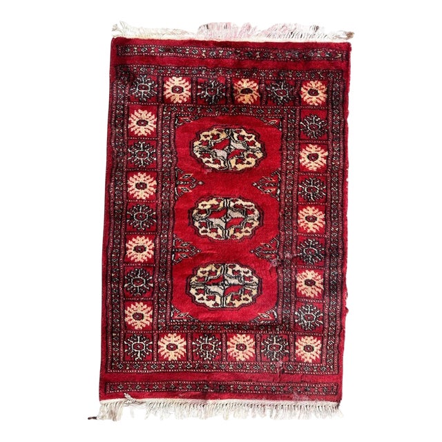 Small Vintage Pakistani Rug from Bobyrugs, 1980s For Sale