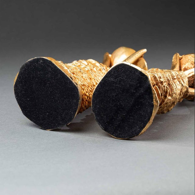 1990s Sculptural Candlesticks by Pierre Casenove for Fondica, 1990s, Set of 2 For Sale - Image 5 of 7