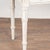 19th Century Swedish White Gustavian Three Drawer Side Table or Desk For Sale - Image 14 of 16