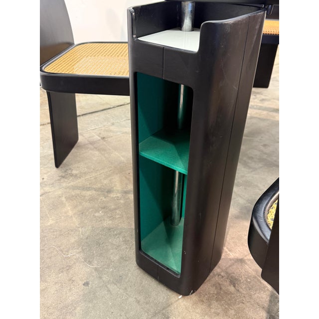 Molinari Pierluigi Molinari Game Table With Four Chairs, Italy, 1970s For Sale - Image 4 of 9