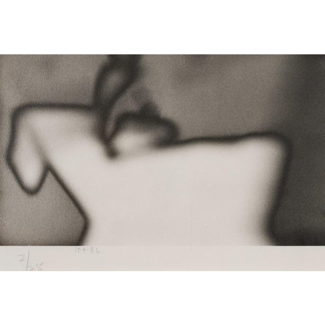 Michael Spano - Man With Cigar, 1986 Signed Solarized Gelatin Silver 2/25 For Sale - Image 4 of 8
