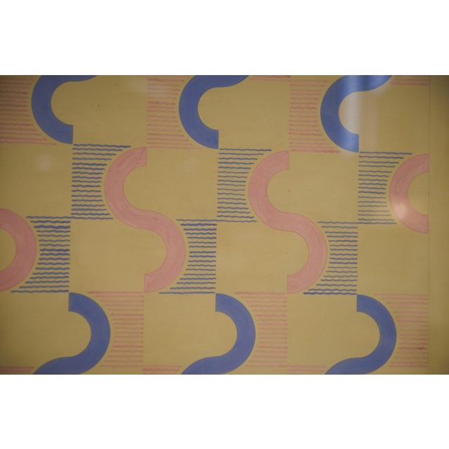 Paper Jean Boris Lacroix, Modernist Composition, 1940s, Gouache on Paper For Sale - Image 7 of 13