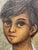 Pretty portrait of a young Spanish boy Oil on canvas, framed Framed 23.5" x 20 Image 19" x 15"