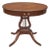 Mid 20th Century Mersman Mahogany Oval Lyre Base Duncan Phyfe Occasion Table For Sale