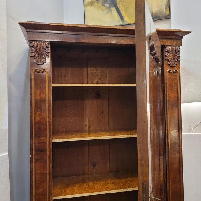 Biedermeier Style Wardrobe / Cabinet in Ash Wood, Germany, 1840 For Sale - Image 12 of 18