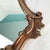 Wood Midcentury Italian Rococo Style Mirror 25.75” X 11.25” For Sale - Image 7 of 12