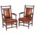 Set of 19th Century Victorian English Gothic Revival Walnut Armchairs For Sale - Image 13 of 13