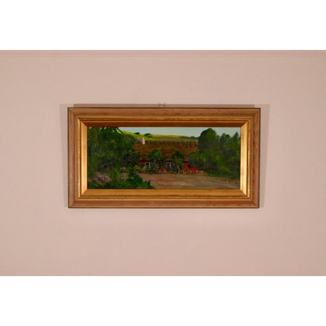 Johan Hilding Hägle, Thatched Roof, 1962, Oil on Canvas, Framed For Sale - Image 7 of 18