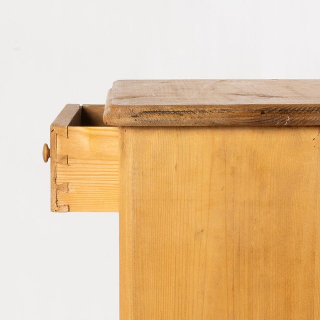 Antique Pine Bedside Cupboard For Sale - Image 6 of 10