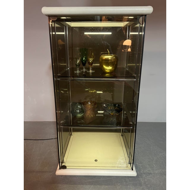 Black Mid-Century Italian Bogo Vetrinetta Showcase Cabinet by Carlo Bartoli for Rossi Di Albizzate, Italy, 1970s For Sale - Image 8 of 17