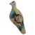 1950s Vintage Mexican Tonala Pottery Hand Painted Bird For Sale - Image 12 of 12