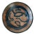 Mid Century Studio Pottery Abstract Design Stoneware Glazed Shallow Bowl/Platter For Sale