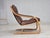 Swedish Leather and Bentwood Lounge Chair by Åke Fribytter, 1970s For Sale - Image 12 of 18