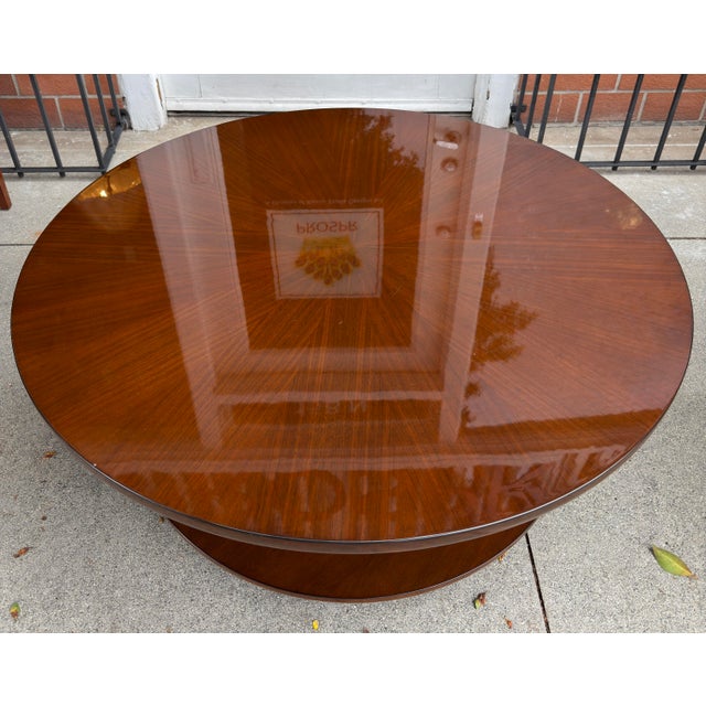 Nancy Corzine Walnut Starburst Palm Springs Cocktail Table For Sale In Los Angeles - Image 6 of 7