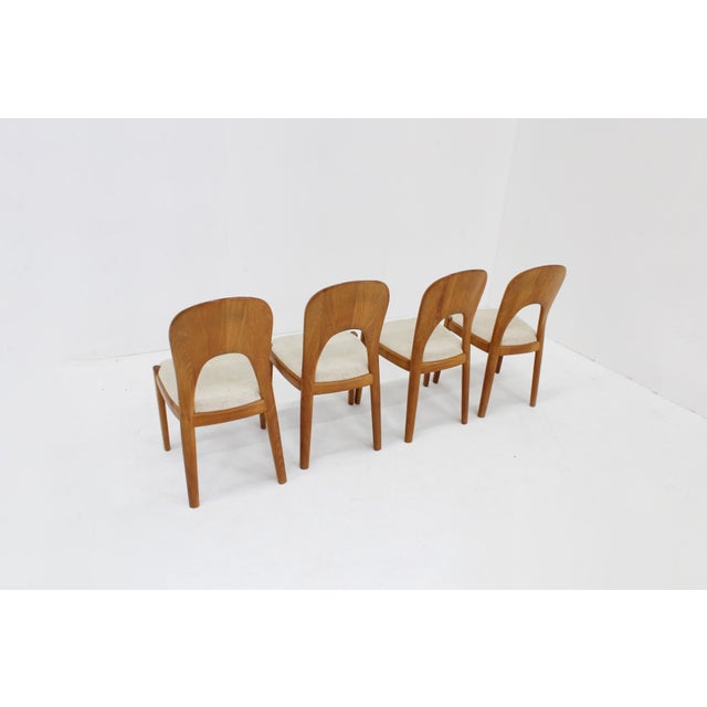Wood Vintage Danish Teak Dining Chairs by Niels Koefoed for Koefoeds Hornslet, 1960s, Set of 4 For Sale - Image 7 of 8