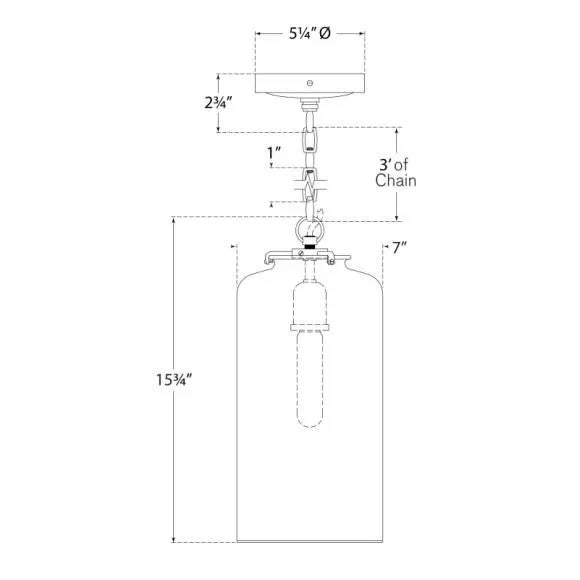 Visual Comfort Thomas O'Brien for Visual Comfort Signature Katie Cylinder Pendant in Polished Nickel with Clear Glass For Sale - Image 4 of 4