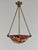 1920s French Art Deco Pendant Light by Galle - 1925 Gallé Cameo Chandelier France For Sale - Image 5 of 15