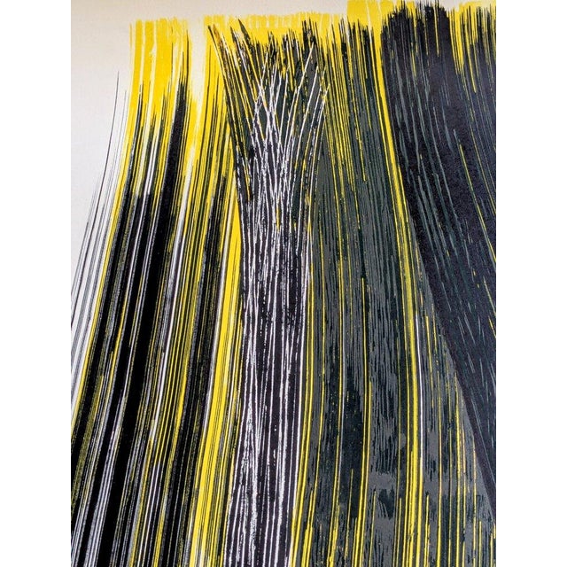 Hans Hartung, Abstraction in Colors, Original Hand-Signed Color Lithograph, 1972 For Sale - Image 4 of 7