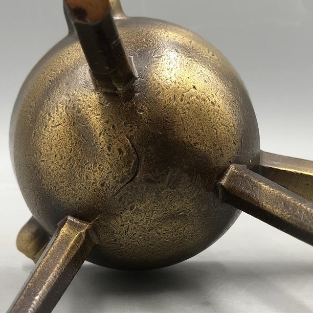 Wood Antique Apothecary Crucible Melting Pot, 1920s For Sale - Image 7 of 14