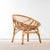 French Rattan Dish Armchair, 1960s For Sale - Image 9 of 9