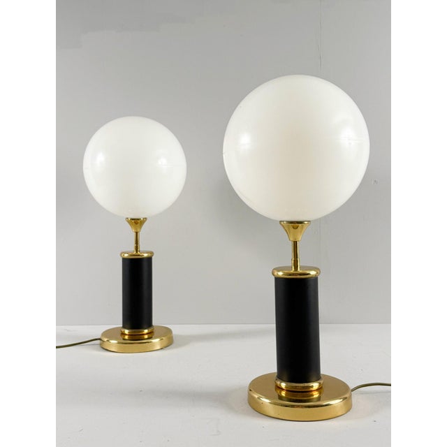 Contemporary Vintage Table Lamps by Josef Busche, 1980s, Set of 2 For Sale - Image 3 of 13