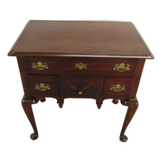 Henkel Harris Solid Mahogany Low Boy For Sale