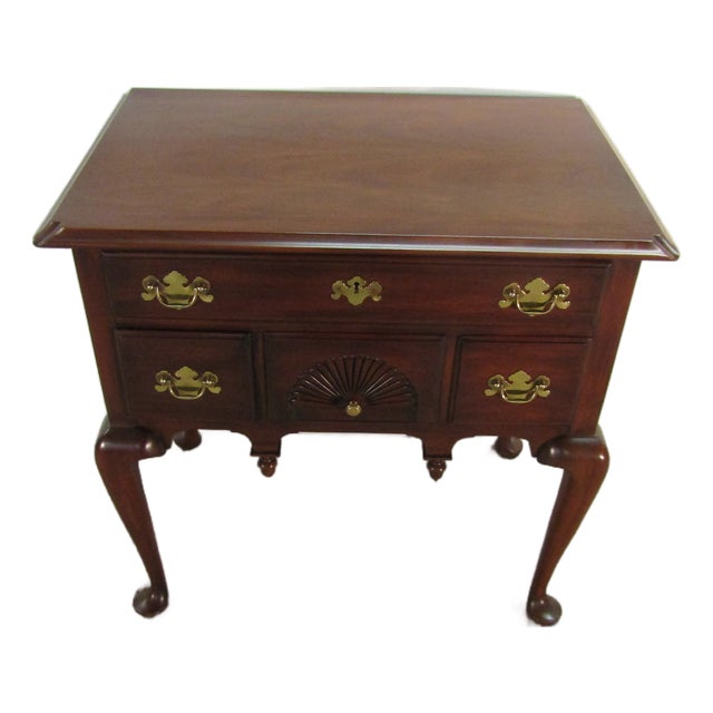 Henkel Harris Solid Mahogany Low Boy For Sale