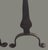 Embrace the timeless elegance of the Arts & Crafts era with these hand-forged iron fireplace andirons, boasting a striking...