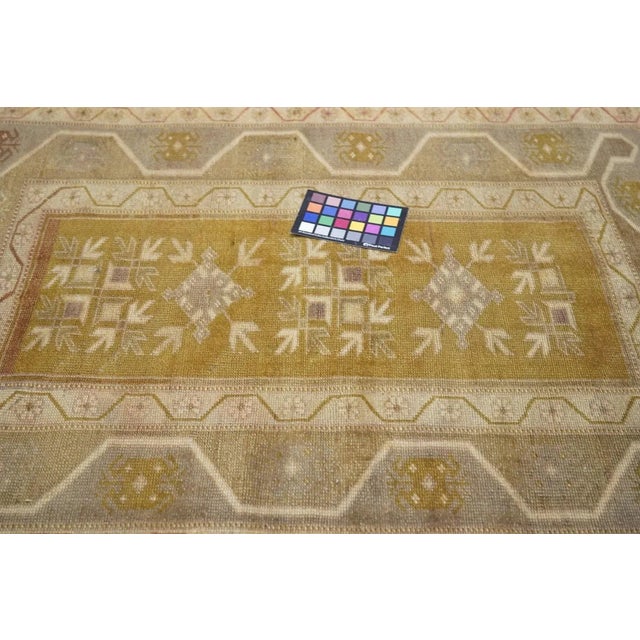 Textile Oushak Rug 3' X 3'11'' For Sale - Image 7 of 9