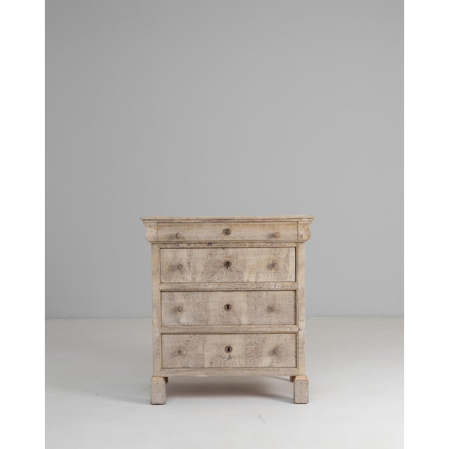 1880s French Gustavian Oak Chest of Drawers For Sale - Image 16 of 18