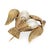 Ealry 20th Century Victorian Pearl Diamond 14k Yellow Gold Bird Brooch For Sale - Image 4 of 6