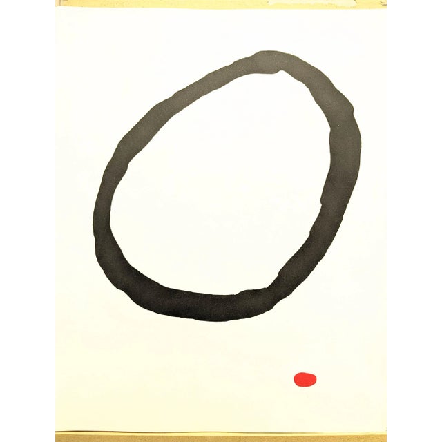 Joan miro (1893-1983) - composition - original color woodcut from femmes, claude simon i, 1965 from an edition of 50...