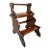 Spanish Wood Library Step Chair, Mid 20th Century For Sale