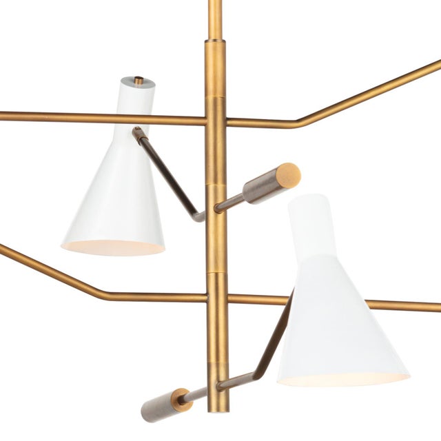 Add a modern statement with this unique, adjustable chandelier. Spyder's adjustable arms are each subtly unique in shape,...