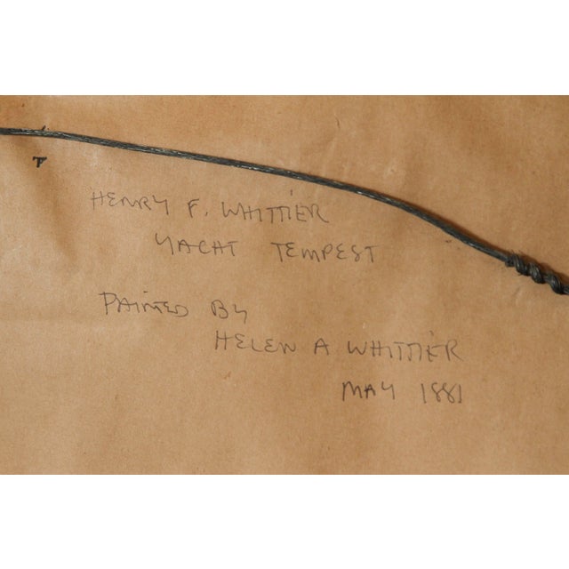 Vintage Framed Tile Painting of Macbeth Scene For Sale - Image 9 of 10