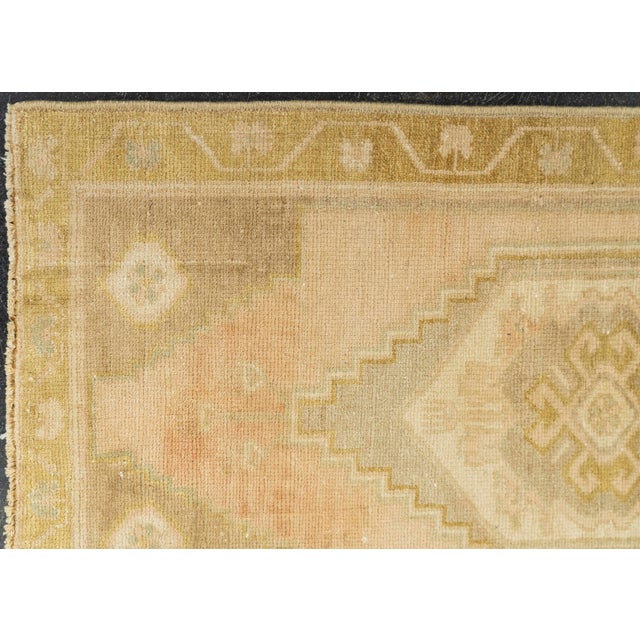Early 21st Century Turkish Mini Rug Oriental Hand Knotted Vintage Rug 1'6" x 2'11" #21242 For Sale - Image 5 of 8